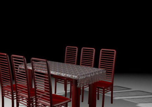 Red Furniture Dining Room Sets