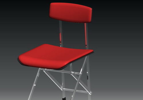 Red Furniture Folding Chair