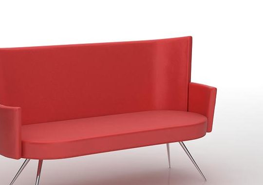 Red Happy Sofa Loveseat | Furniture