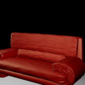 Red Leather Couch Furniture