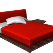 Red Platform Bed Furniture