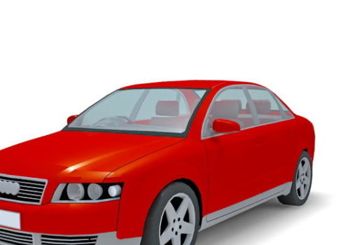 Red Sedan Car Car