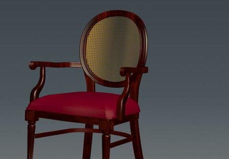 Red Wood Restaurant Chair