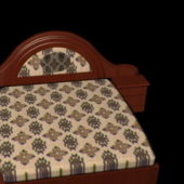 Home Furniture Redwood Bed Nightstands
