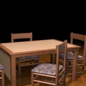 Retro Table Chair Dinette Sets