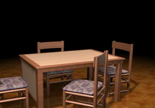 Retro Table Chair Dinette Sets
