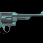 Military Revolver Pistol Gun