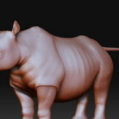Rhinoceros Figurine