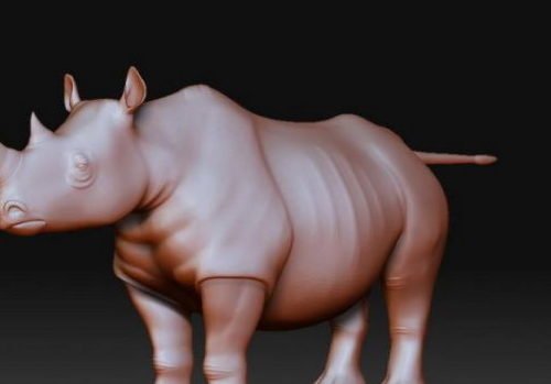 Rhinoceros Figurine