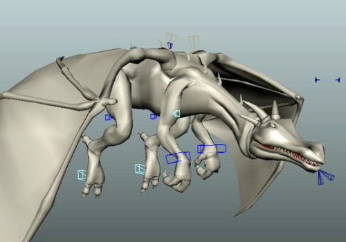 Rig Dragon Animation Animal