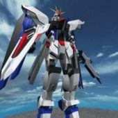Robot Rigged Gundam Characters