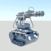 Robot Attack Battle Tank