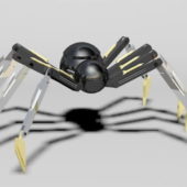 Spider Robot Character