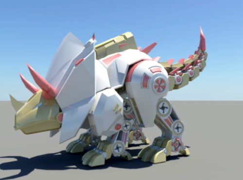 Robotic Triceratops Dinosaur