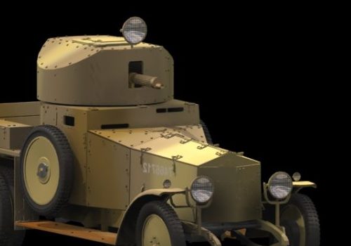 Military Rolls Royce Mk1 Armoured Car