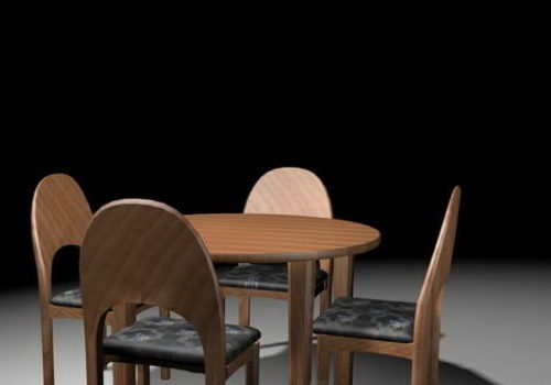 Furniture Round Table Dinette Set