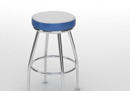 Round Bar Stool – 4 Legs | Furniture
