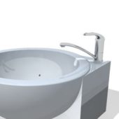Round Bathroom Sink Basic Design