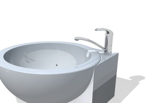 Round Bathroom Sink Basic Design