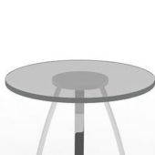 Glass Coffee Table Round Top Furniture