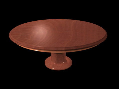Home Furniture Round Pedestal Dining Table
