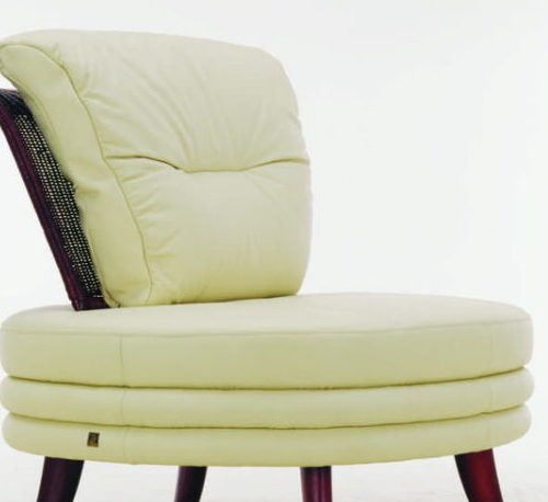 Round Upholstered Chair | Furniture