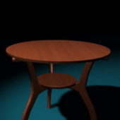 Furniture Round Wood Coffee Table