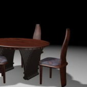 Round Wood Table Dinette Sets