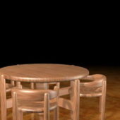 Furniture Round Wood Dining Sets