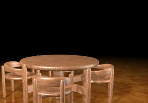 Furniture Round Wood Dining Sets
