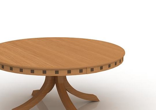 Round Wood Table | Furniture
