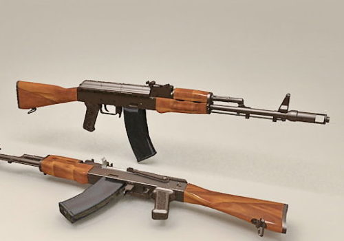 Soviet Ak-74 Rifle Gun
