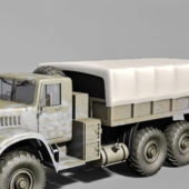 Russian Military Kraz Truck