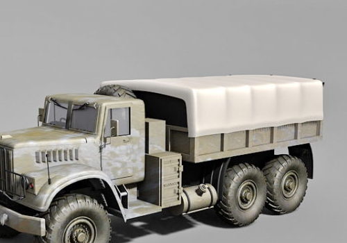 Russian Military Kraz Truck