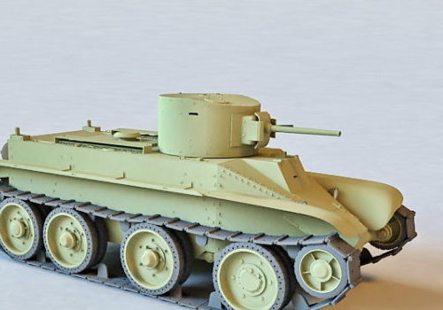 Russian Military Bt-2 Cavalry Tank