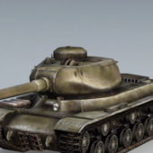 Military Soviet Is2 Tank