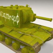 Soviet Military Kv2 Artillery Tank