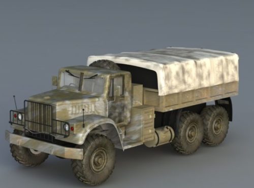 Russian Kraz Truck Vehicle