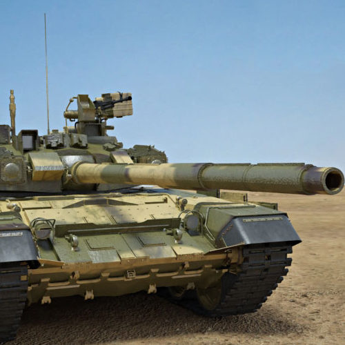 Russian Military T-90 Battle Tank