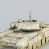 Military Russian T-90 Tank
