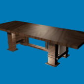 Rustic Wood Furniture Dining Table