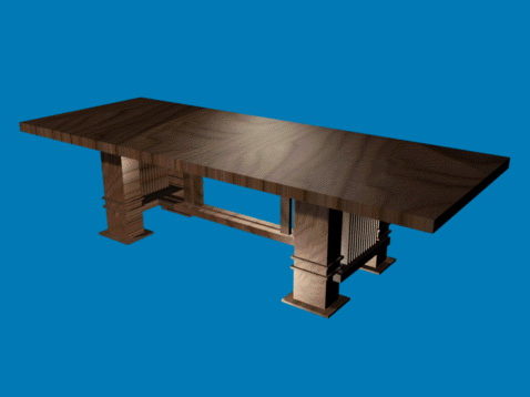 Rustic Wood Furniture Dining Table