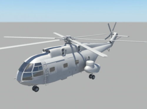 Sa321 Transport Helicopter