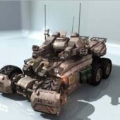Sci-fi Military Battle Tank
