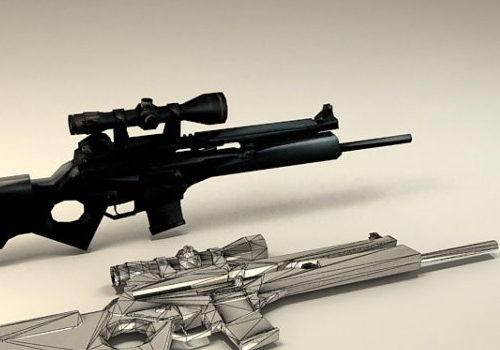 Military Sl8 Sniper Rifle Gun