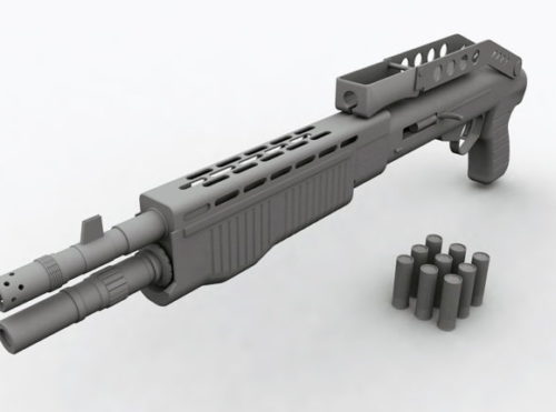 Weapon Gun Spas-12 Shotgun