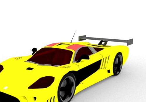Yellow Saleen S7 Sport Car