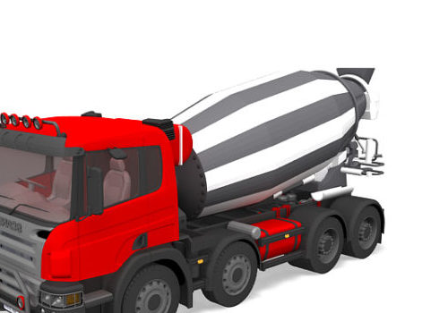 Scania Cement Mixer Vehicle
