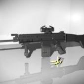 Weapon Scar Assault Rifle Gun