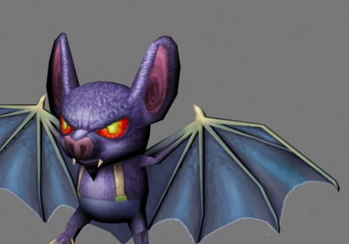 Cartoon Bat Devil